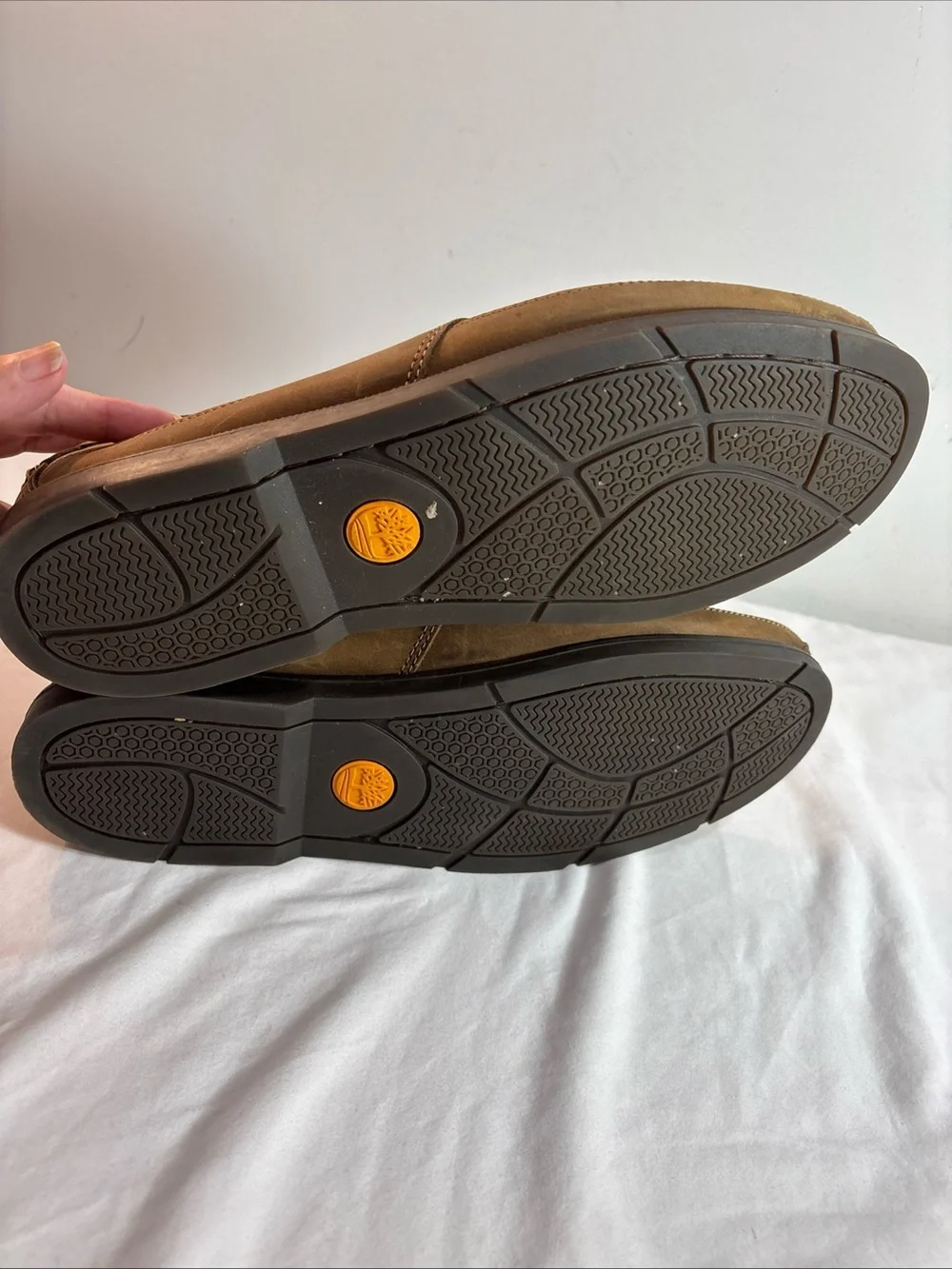 Timberland Men's Brown Leather Boat Shoes. 9/5
